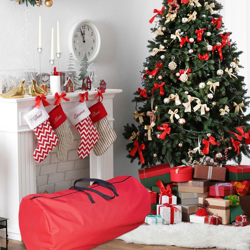 Northlight 36" Multi-Use Large Holiday Storage Bag - For Garlands, Trees, Lights, Inflatables and More, 3 of 5