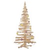 vidaXL Christmas Trees with Stand Natural 70.9" Solid pine wood - 3 of 4