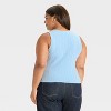 Women's Button-Front Knit Tank Top - Universal Thread™ - 2 of 3