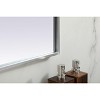 Elegant Lighting Metal Frame Arch Mirror 36x34 Inch in Black - 4 of 4