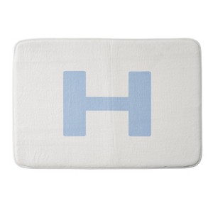 Deny Designs April Lane Art Block Monogram Memory Foam Bath Mat - 1 of 4