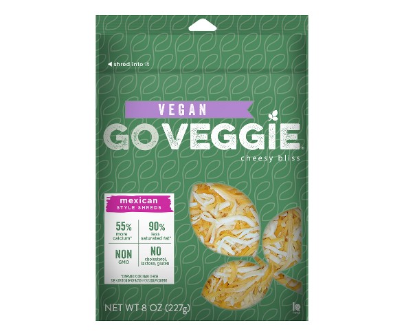 Go Veggie&#174; Vegan Mexican Cheese Shreds - 8oz