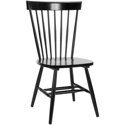 Parker 17''h Spindle Dining Chair (set Of 2) - Black - Safavieh : Target