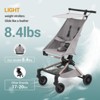 Leichter Baby Reisewagen - Kompaktes Und Flugzeug-Freundliches Design, Einhandklappbar, 8,4 Pfund Kohlefaserrahmen - 2 of 4