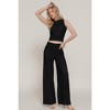 I am a Fashion Junky Sleeveless Top & Crinkle Knit Pants Set - 2 of 4