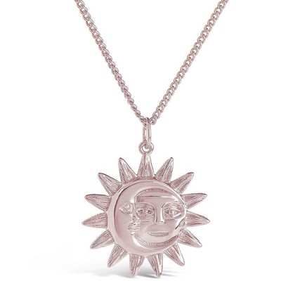 SHINE by Sterling Forever Moon & Sun Face Pendant Necklace