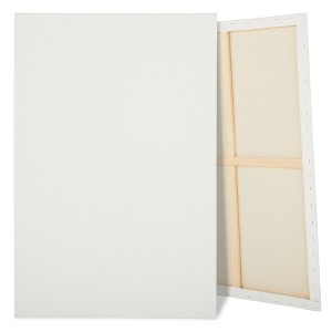 Bright Creations 2 Pack Stretched White Canvas Boards for Painting for Acrylic, Oil Paints, 24x36 In - 1 of 4
