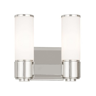 Livex Lighting Weston 2 - Light Vanity in  Polished Nickel