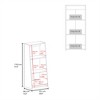 YONWAY Bookcase in Melamine with Three Shelves, Modern Style Book Shelf for Books for Living Room, Home, Office - 3 of 4