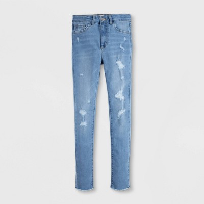 Light blue sale ripped jeans girls