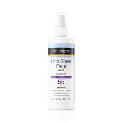 Neutrogena Ultra Sheer Face Mist - SPF 55 - 3.4 fl oz