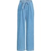 Lands' End Women's High Ridge Twill Pull On Pleated Wide Leg Pants - 3 of 4