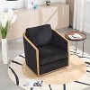 TIRAMISUBEST Swivel Barrel Chair, Comfortable Accent Sofa Chair for Living Room, Swivel Club Chair, Arm Chair for Hotel, Bedroom, Office, Lounge - 2 of 4