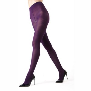Memoi Soft Pima Cotton Tights with Comfort Waist - 1 of 3