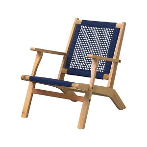 Chic Crate Acacia Wood Outdoor Patio Sofa - 1 of 4