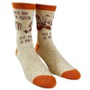 Crazy Dog T-Shirts Women's There's No We In Pizza But There Is An I Socks Funny Foodie Sarcastic Footwear - image 2 of 4