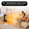 SKONYON 1500W Electric PTC Heater Portable Space Heater 12H Timer Remote Control - 3 of 4