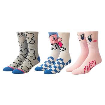 Kirby Athletic Casual Crew Socks for Men 3-Pack