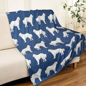 Lomsoe Cute Dogs Flannel Throw Blanket for Couch Chair Bed Women Men Soft Blankets Christmas Gift. - 1 of 4