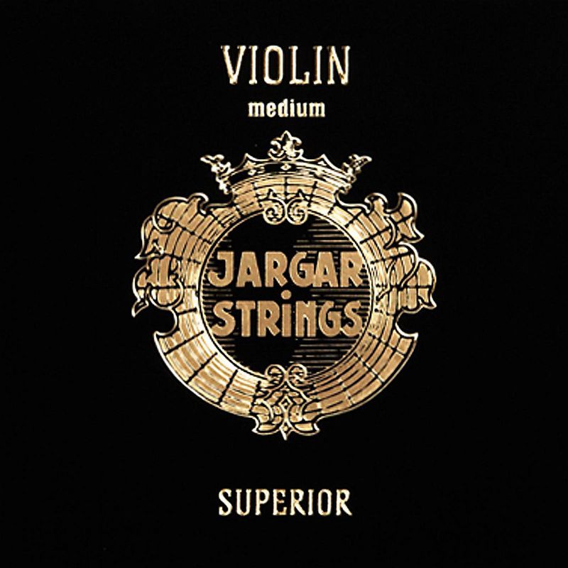 Jargar Superior Series Synthetic Violin String Set 4/4 Size, Medium, 1 of 2