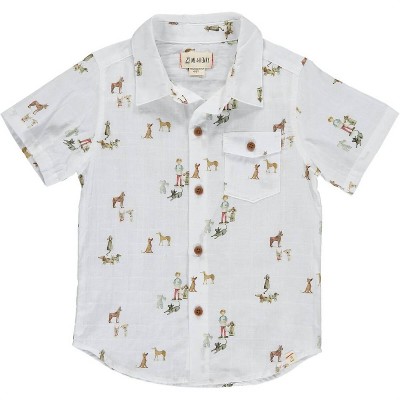 Gender Neutral Boys Henry Button Down Shirt - ME & HENRY