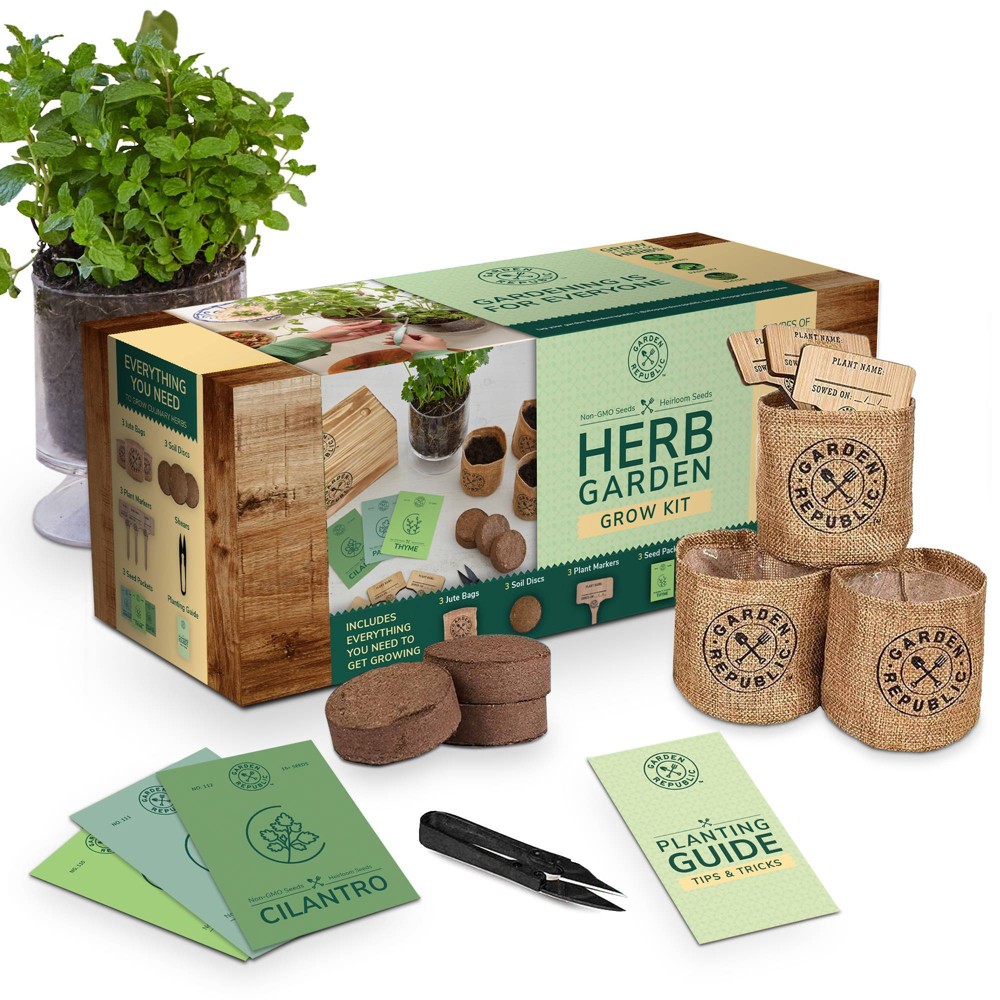 Photos - Garden & Outdoor Decoration Garden Republic Herb Garden Starter Kit