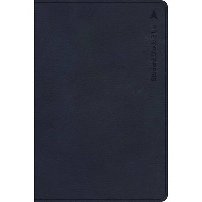 CSB Student Study Bible, Navy Leathertouch Indexed - by  Csb Bibles by Holman (Leather Bound)