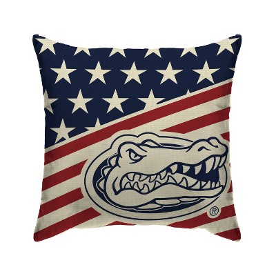 NCAA Florida Gators Americana Decorative Throw Pillow