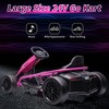 24V 9Ah Kids Ride-On Go-Kart Toy, High-Speed 8MPH Drifting Car with Powerful Motors - 4 of 4