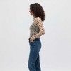 Cherie Code Women’s Polka Dot Mesh Top – Sheer Long Sleeve Stretch Tee - 3 of 4