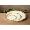 Classic Touch White Porcelain Round Relish Dish, 11.25" - 2 of 4
