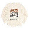 Simply Sage Market Please Keep Me Wild Garment Dyed Long Sleeve - 2 of 4