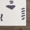 Hauteloom Eitan Gray Washable Area Rug - 2 of 4