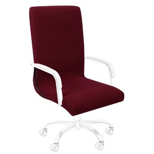 PiccoCasa 1 Pc Stretch Office Chair Cover Armchair Protector - 1 of 4