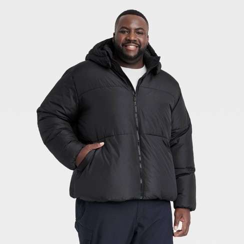 Rokka&Rolla Men's Heavyweight Hooded Puffer Jacket Coat