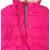Carter's Toddler Girls' Faux Fur Trim Fleece Lined Coat, Hot Pink, 4T - 3 of 3