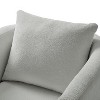 NicBex Performance Fabric Swivel Barrel Chair Modern 360-Degree Rotating Accent Chair for Living Room, Office, Lounge - 2 of 4
