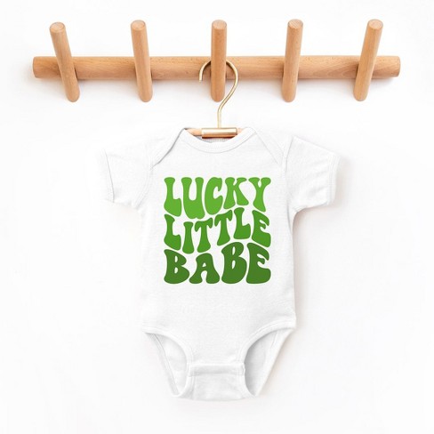 The Juniper Shop Lucky Little Babe Wavy Baby Bodysuit - image 1 of 2