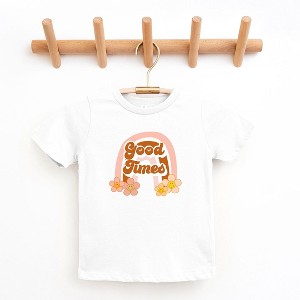 The Juniper Shop Good Times Rainbow Toddler Short Sleeve Tee - 1 of 2