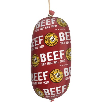 Happy Howie's Natural Soft Meat Roll Dog Treats (Beef) - 12 Oz