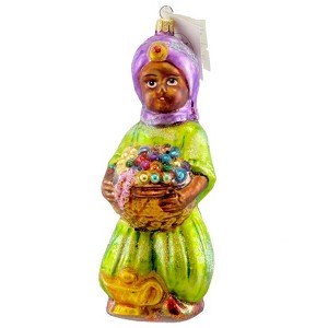 Christopher Radko 7.0 Inch Persian Delight Christmas Tree Ornament , Ornament Basket Aladdin (1PC) - 1 of 3