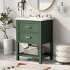 MOEPISY 24 inch Bathroom Vanity with Top Sink, Modern Bathroom Storage Cabinet with 2 Drawers - 4 of 4
