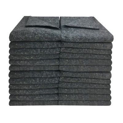 UBMOVE Pack of 24 Textile Moving Blankets/Skins 54" x 72" Excellent Professional Quality Pads