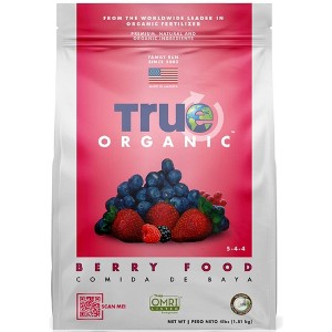 TRUE Organic Berry and Fruit 5-4-4 Plant Food, CDFA, OMRI for Organic Gardening, 4lbs - 1 of 3