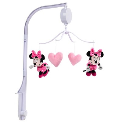 Lambs & Ivy Minnie Mouse Love Musical Baby Crib Mobile