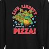 Boys' - Teenage Mutant Ninja Turtles - Life Liberty Pursuit Of Pizza Long Sleeve Graphic T-Shirt - 2 of 4