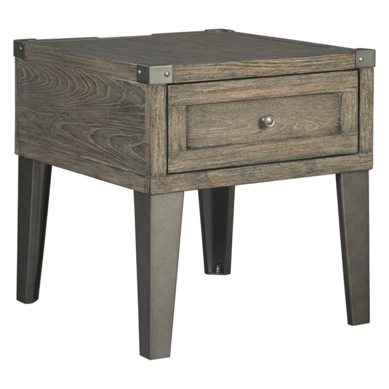 Chazney Rectangular End Table Rustic Brown - Signature Design by Ashley, 1 of 4