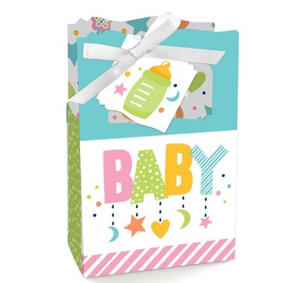 Big Dot Of Happiness Baby Gender Reveal - Team Boy Or Girl Gift Favor Bags  - Party Goodie Boxes - Set Of 12 : Target