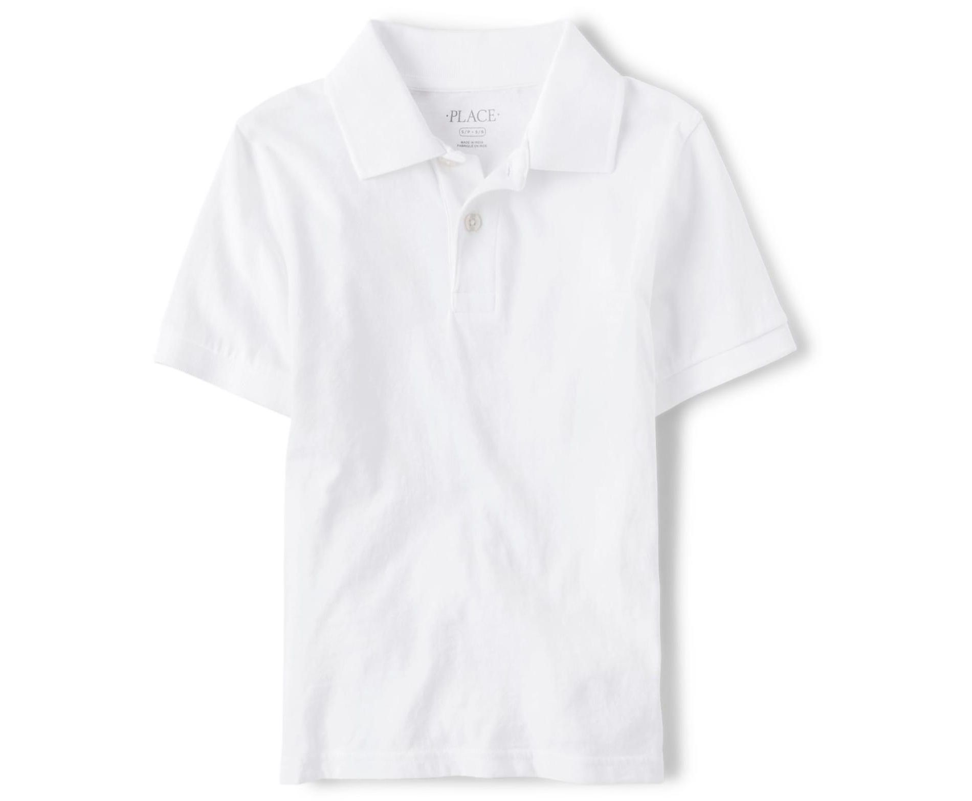 The Children's Place Boys Uniform Short Sleeve Soft Jersey Polo