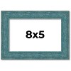 PosterPalooza | Photo Size Simple Blue Picture Frame - UV Acrylic, Foam Board Backing, Hanging Hardware - 2 of 4